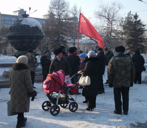Перед началом митинга 27 февраля 2012 года