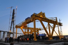 Строительство моста через пролив Босфор Восточный