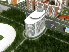 Проект гостиницы у спорткомплекса "Красная звезда" в Омске