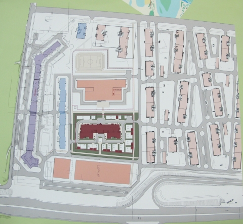 Планировка микрорайона "Заречье"