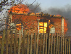 Пожары в Омске