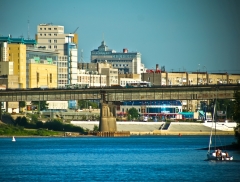 Ленинградский мост в Омске
