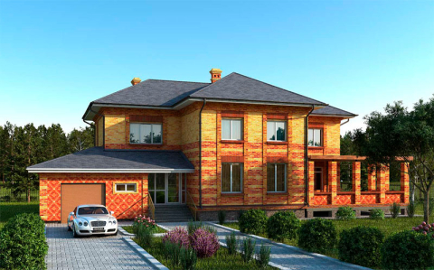 Стротельство домов в коттеджном поселке "Белояр" в Омской области