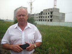 Владимир Гейдерих около микрорайона "Амурский"