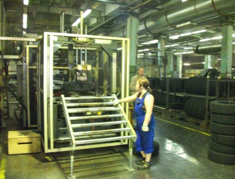 Цех легких шин завода "Омскшина"