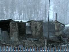 Пожары в Омской области