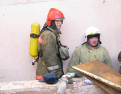 Пожар в больнице им.Кабанова