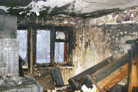 Пожар по ул. 50 лет ВЛКСМ