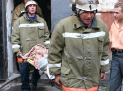 Пожары в Омской области