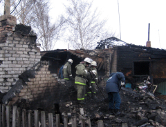 Пожары в Омской области