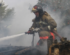 Пожары в Омской области