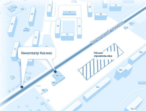 Проект дома по проспекту Космический в Омске