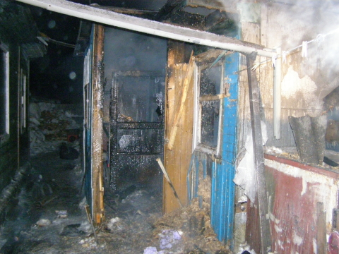 Пожар на улице 12-я Самарская