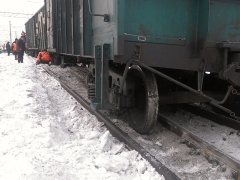 Сход поездов в Омске