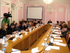 На заседании в Горсовете