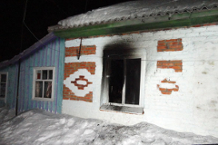 Пожар в Оконешниково