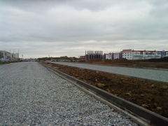 Строительство дорог в Омске