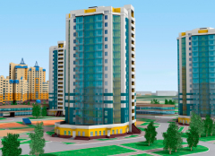 Проект жилого комплекса по улице 70 лет Октября в Омске