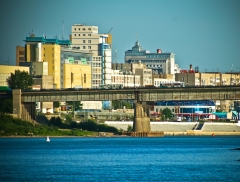 Ленинградский мост в Омске