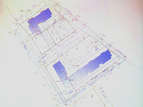 Схема расположения домов ИСК "ДомСтройОмск"