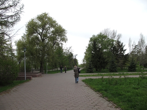 Воскресенский сквер в Омске