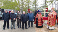 Закладка камня нового храма в Омске