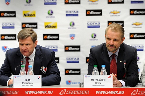БЫвший тренер "Авангарда" Ростислав Чада обыграл Петри Матикайнена БЫвший тренер "Авангарда" Ростислав Чада обыграл Петри Матикайнена