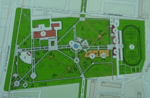 Сад и стадион "Сибирь"